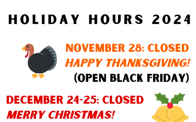 Library Holiday Hours