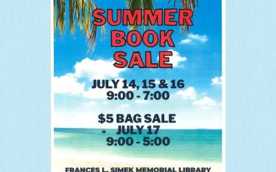 FOL Summer Book Sale, July 14-17